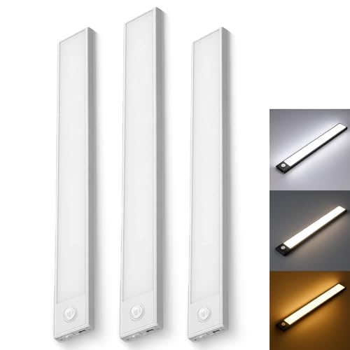 Conceptan Motion Sensor Rechargeable LED Cabinet Lights 3pc