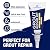 Grout Repair Kit - 180g Tile Grout Filler, Tile Grout Fill Tube and Silicone Caulking Tool for Renew & Fill Interior Bathroom Shower Kitchen Floor Tile Seam Lines Fast Drying Grout Sealer (White-1PCS)