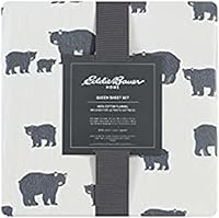 Vista 240 de Eddie Bauer - Full Sheets, Cotton Flannel Bedding Set, Brushed For Extra Softness, Cozy Home Decor (Dog Friends, Full)