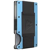 Mountain Voyage Co Minimalist Wallet for Women - Pastel (Cash Strap, Pastel Blue)