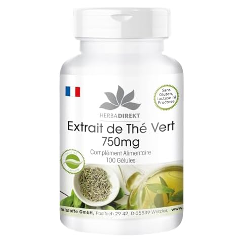 Extrait de thé vert 750mg - Herba Direkt Cover