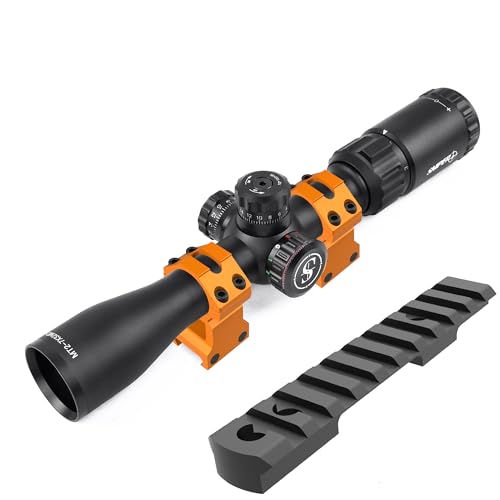 Henry Big Boy (H006, H012) Picatinny Rail Combo Rifle Scope 2-7X32 (MT2-7x32MD+H006/H012) (Black...