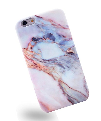 Wastou [Marble Stone Pattern Series] Soft TPU Creative Case for iPhone 6 6S 4.7 Inch (Colored Stone)