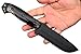 Ottoza Fixed Blade Hunting Knife with Leather Sheath and Horizontal Carry - Full Tang Outdoor Survival and Camping Knife for Men - Cow Horn Handle 338