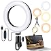 Produktbild TMCOM Ringlicht Laptop Videokonferenz Licht Beleuchtungsset Videokonferenz Licht Selfie Ringlampe 3 Lichtfarben mit Federclip festklemmbar für Meeting, Tiktok, Makeup, Live Stream, YouTube