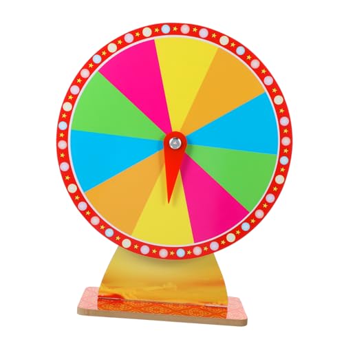 SOLUSTRE Raffle Wheel Game Roulette Wheel Set for Adults Carnival Prize Game Spinner
