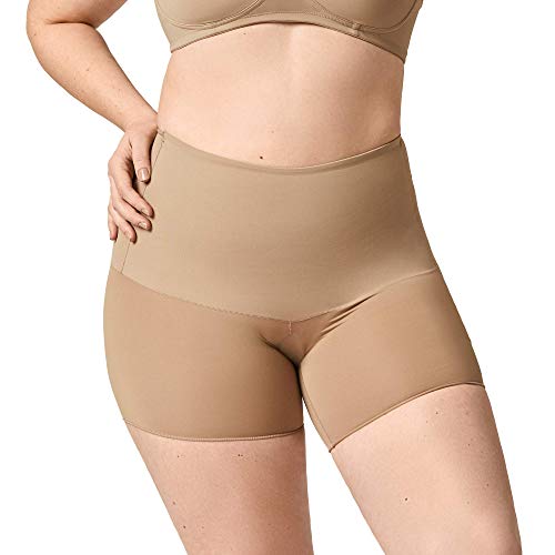 Bermuda Modelador, Bonjour, Feminino, Bege Camurça, P