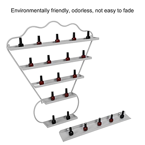 Nagellack-Organizer, Nagellack-Rack, robust, langlebig zum Aufbewahren von Nagellack(Weiß) – Bild 5