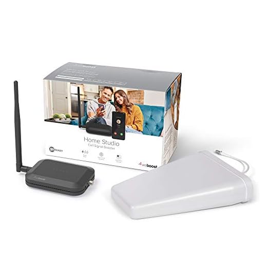 weBoost Home Studio - Cell Phone Signal Booster | Boosts 4G LTE & 5G for all U.S. & Canadian Networks - Verizon, AT&T, T-Mobile & more | Made in the U.S. | FCC Approved (model 470166)