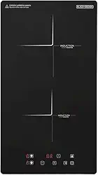 BLACK+DECKER Cooktop de Indução 2 Bocas e Função Power Booster - Display Digital, Tampo em Vidro Cerâmico e Trava de Segurança 220V 3500W