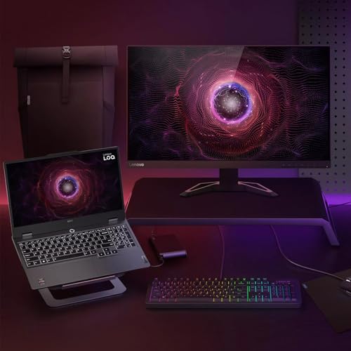 Image of Lenovo LOQ 15 15ARP9 RTX 4060 Gaming Laptop, 15.6 inch FHD 144Hz, AMD Ryzen 7 7435HS, NVIDIA RTX 4060, 16GB DDR5 RAM, 1TB SSD, Backlit KB, RJ-45, Bundle with PCO Laptop Cooler