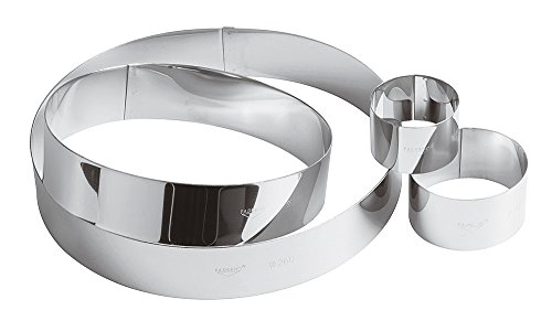 Paderno Anello Pasticceria per Mousse, Acciaio