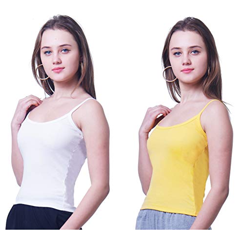 Image of Splash Women's Camisole Slip|Fine Cotton Rich Spaghetti Top for Women and Girls - 120