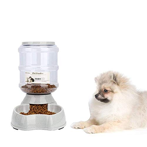 Old Tjikko  Pet Automatic Water Feeder,Pet Water Feeder Fountain,Pet Water Dispenser, Automatic Dog Water Feeder Dispenser,3.8 L Feeding Watering Supplies (Pet Feeder Dispenser)
