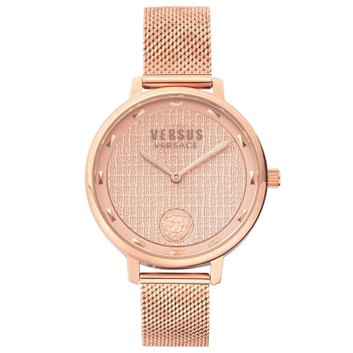 Materiale: Acciaio Versus Versace La Villette Orologio 36 mm, Donna, Oro Rosa