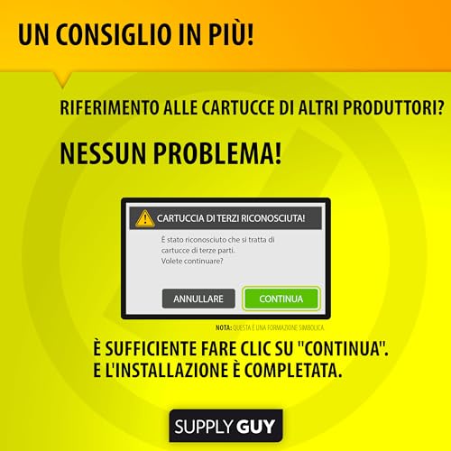 6 Cartucce per Stampanti con Chip compatibile con
