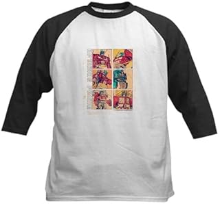 CafePress Optimus Prime Baseball Jersey Kids Cotton Baseball Jersey, 3/4 Raglan Sleeve Shirt Black/White