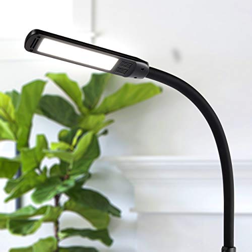 Brightech Vista 3-In-1 Desk Lamp For Living Rooms, Led Floor Lamp, Tall Lamp With Remote Control, Work Light For Documents, Standing Lamp With Flexible & Adjustable Gooseneck For Reading And Crafts #TOP3