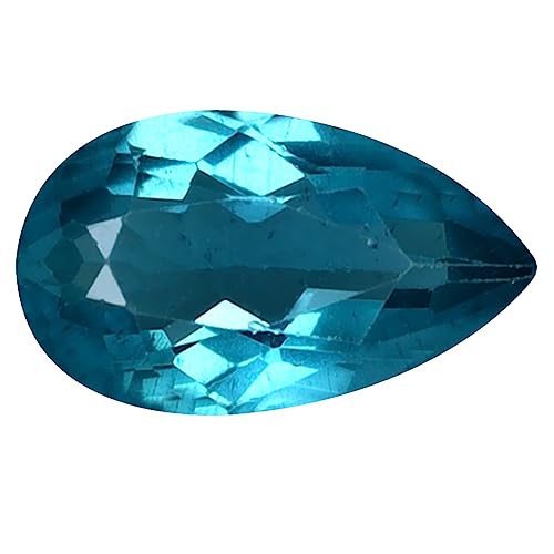 Apatite bleue poire 0.84 ct remplacez vos pierres ternes par une gemme éclatante du Brésil