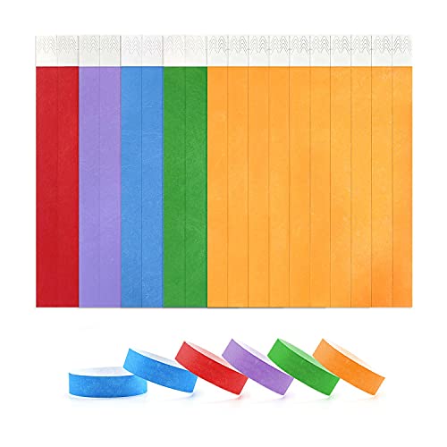 100 Braccialetti Ingresso Impermeabili 19x255 Mm - Per Eventi, Parchi, Concerti (5 Colori) - Foto 13