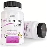 VAITE Glutathione Whitening Pills - Dark Spots & Acne Scar Remover - Vegan Skin Bleaching Pills with Anti-Aging & Antioxidant Effect - 120 Capsules