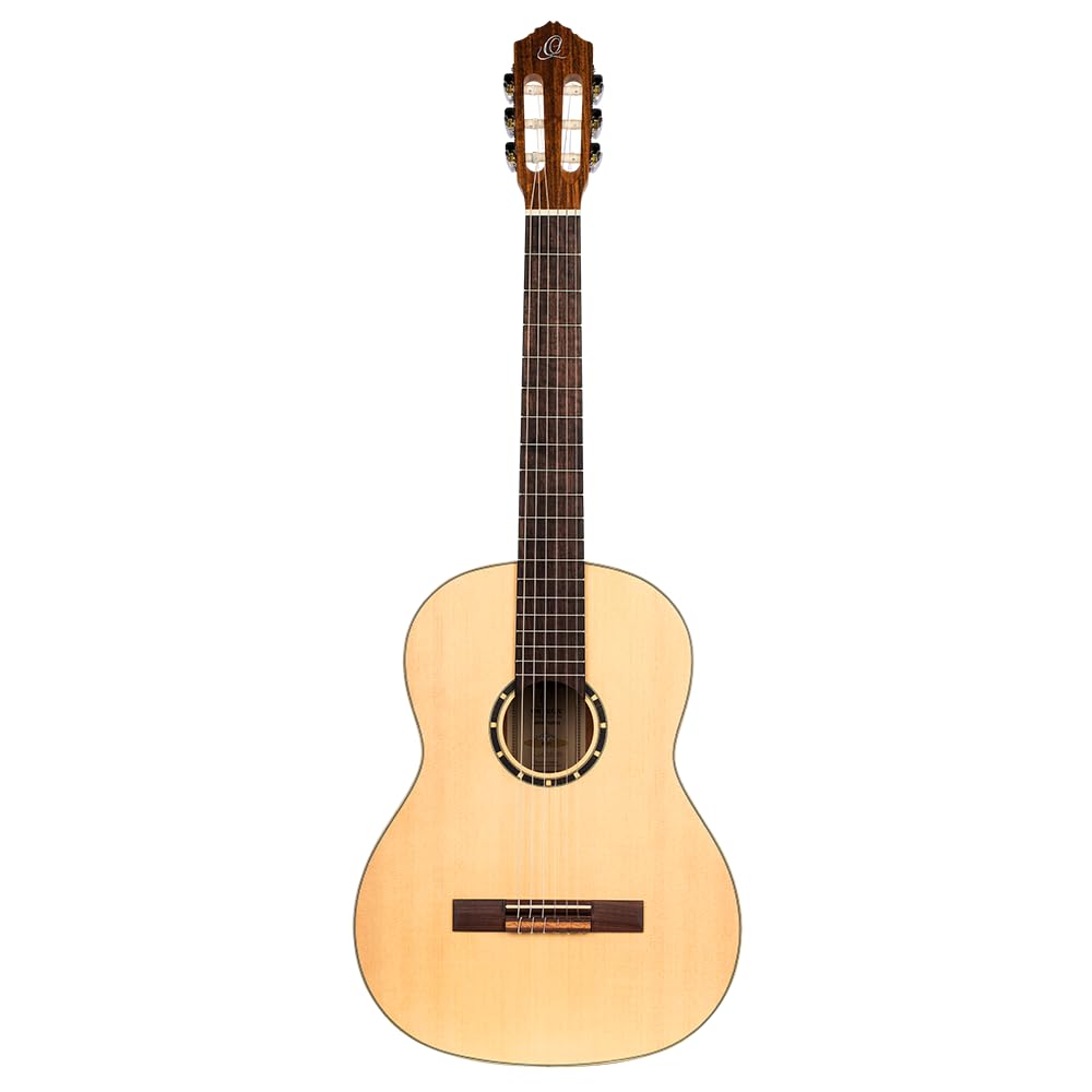 Ortega Guitars Chitarra Concerto Full Size - Serie Family - include Gig Bag - top in mogano/abete (R121)