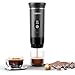 kejector Tragbare Espressomaschine mit Akku Kaffeemaschine, Espressomaschine für unterwegs, Nano Auto Kaffeemaschine, 3-IN-1 für gemahlenem Kaffee, Kapsel für Wohnmobil Wandern Camping Digitalanzeige