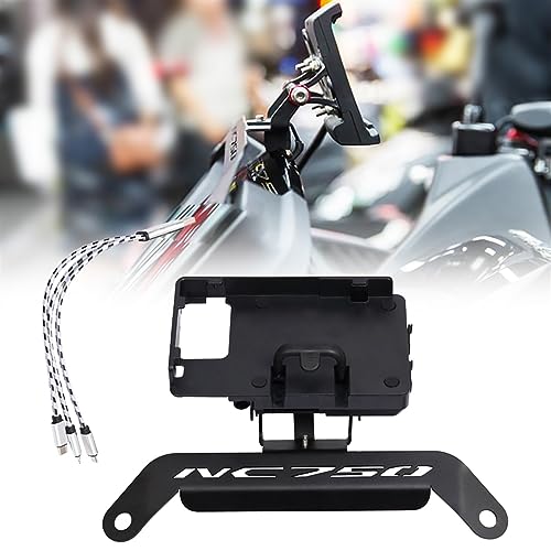 Support téléphone moto pour NC750D avec chargeur GPS intégré