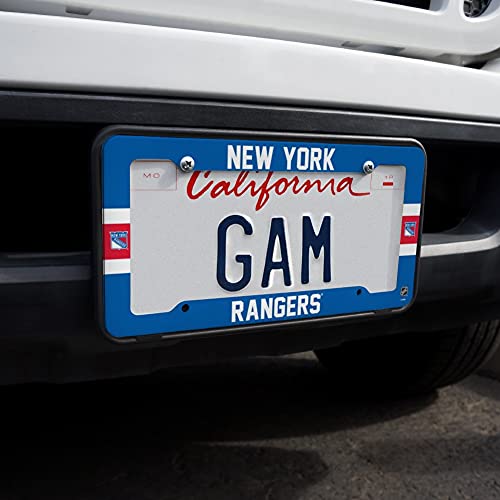 New York Rangers Logo Stripe License Plate Tag Frame - Image 3