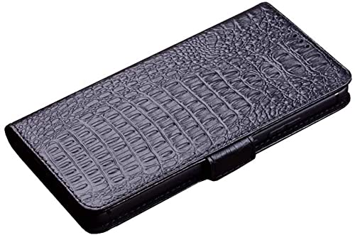 Housse pour Apple iPhone 12 Pro Max étui portefeuille cuir crocodile KANUZ