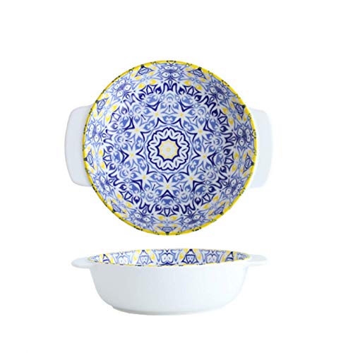 Geschirr Im Japanischen Stil Böhmischer Teller Keramik Geschirr Binaurale Scheibe Gebackener Reis Mikrowelle Backform Teller Keramik