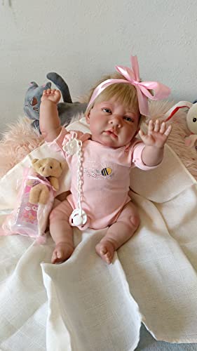 MIS MUÑECAS REBORNS Baby Reborn Dunia, spanische Hersteller mit über 10 Jahren, speziell für Mädchen, Exklusive Modelle, Silikon-Vinyl, sehr echt.