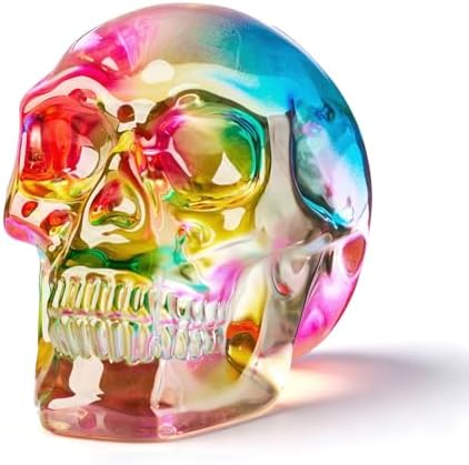 Glass Model Statue for Home Décor Crystal Skull Decorations Decor...
