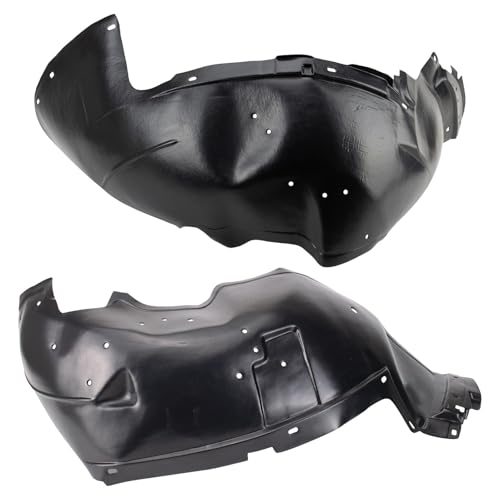 Image of TRQ Front Inner Fender Liner Set Compatible with 2003-2006 Chevrolet Avalanche 1500 Silverado 1500 2007 Silverado Classic 2003-2004 2500 GMC Sierra Sierra Classic GM1246110