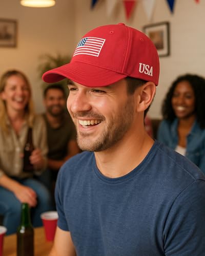 Image of XXL Baseball Cap For Big Heads, Soft Crown Washed Dad Hat, Oversized Denim Cap For Men Women Golf, Travel, Daily Wear