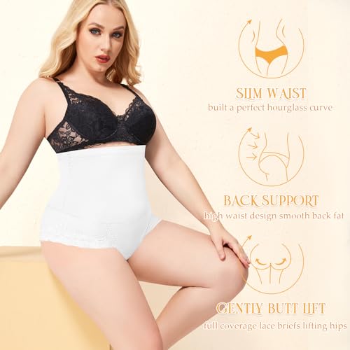 Image of Werena Women Tummy Control Shapewear Panties Shaping Underwear High Waist Body Shaper