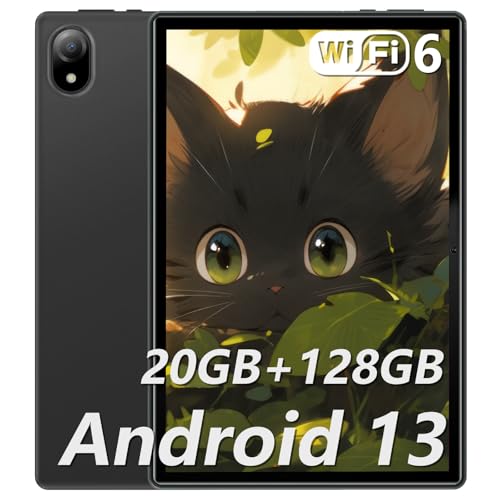 DOOGEE U10 Pro Tablet 10.1pulgadas,Tablet Android 20 GB(8GB+12GB) RAM+128GB ROM(TF 1TB), 5060 mAh, Cámara Principal 8MP, 2.0GHz WiFi 6/Google GMS/Bluetooth 5.0/Tipo C/OTG/Widevine L1, Androd 13, Gris