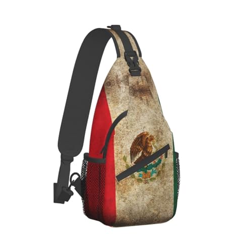 Mexico Crossbody Bag Mexico Flag Shoulder Bag Backpack Mexican Sling Bag Chest Casual Daypack Bag2