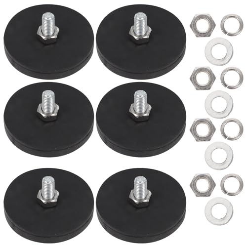 Imanes de montaje exterior M6 con soporte de cámara y base de goma para coche