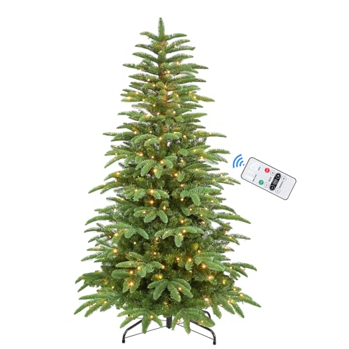 Alupssuc 6ft Prelit Artificial Hinged Christmas Tree