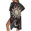 Sun Moon Stars Beige Black