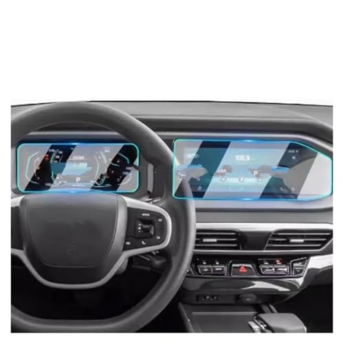 Verre trempé Kaiyi X3 2022-2023 film protecteur pour écran GPS et tableau de bord 10.25 pouces