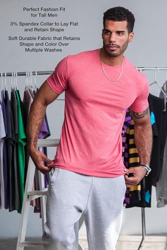 Have It Tall Men's Tall Pocket T Shirt Soft Blend Fabric3