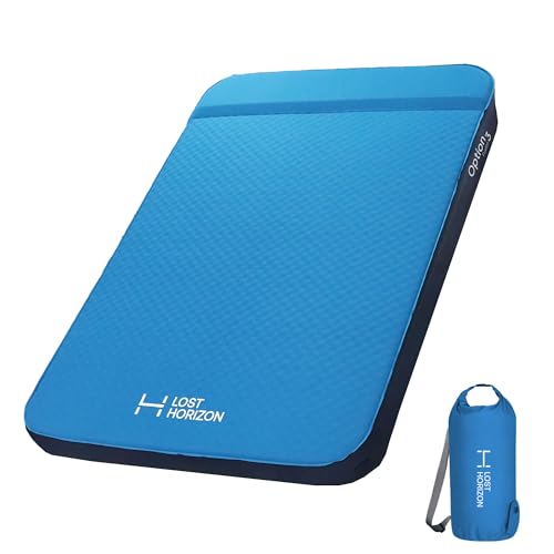 LOSTHORIZON Air & Foam Camping Mattress, 3" Thick, Full