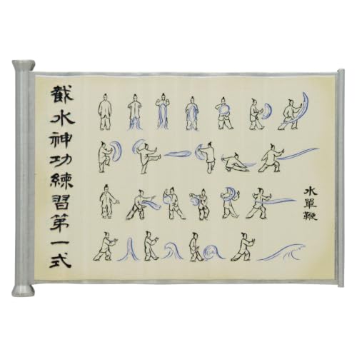 FaNaTtik Avatar: The Last Airbender Waterbending Scroll Metal Replica Limited Edition Collectible (70 x 100mm) Numbered with Display Stand Officially Licensed Avatar Merchandise