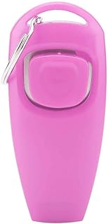 Pssopp Pet Training Whistle Pet Puppy Clicker Whistle Dog Training Obedience Cat Trainer Help Click Dog Behavior Training Tool with Keyring product image