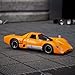 Hot Wheels Elite 64 McLaren M6GT 1:64 Die-Cast Collectible Model Car – McLaren Orange with Opening Rear Engine & Real Riders™ Wheels – Mattel Creations Exclusive (HWG05)
