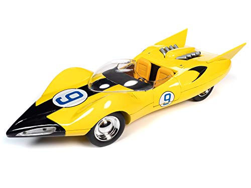 Silver Screen Machines - Speed Racer Shooting Star With Racer X Figure #TOP1