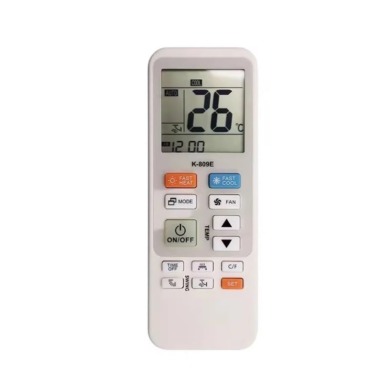 Control Remoto Universal for Aire Acondicionado, refrigeración rápida, Fresco, gabinete de Viento y Unidades montadas en la Pared, 1 ud