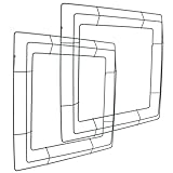 LALAFINA Anillos de Hierro para Decoración de Pared 30 Cm, Marco Cuadrado Verde 2 Piezas para Manualidades DIY, Anillo Floral para Festivales, Adornos Navideños y Decoración del Hogar